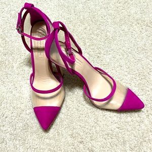 Antonio Melani Fuschia pink pumps.